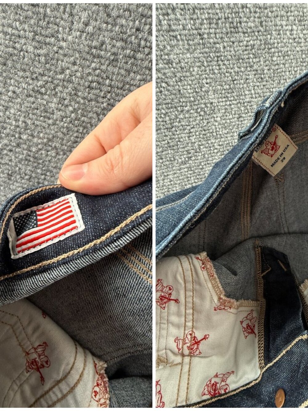 NWT True Religion Denim Jeans USA Size 29 Cotton Blend Stella Skinny ACTL 29X30 - Picture 16 of 16